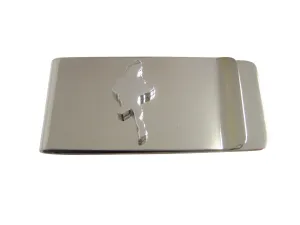Burma Map Shape Money Clip