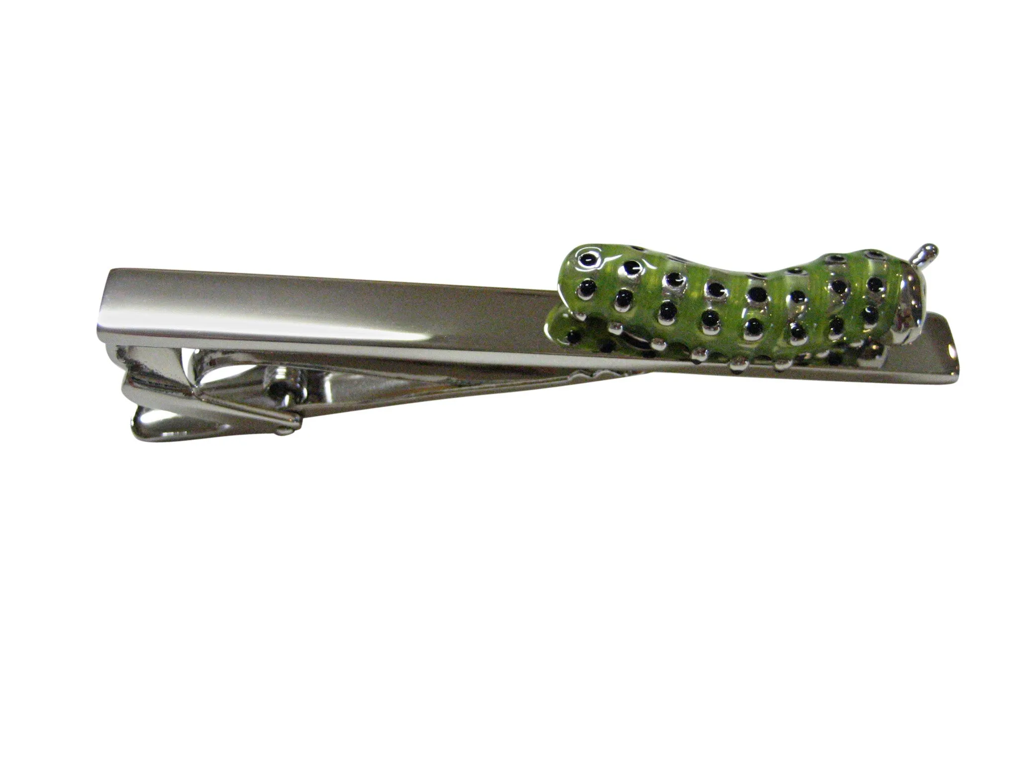 Caterpillar Bug Insect Square Tie Clip