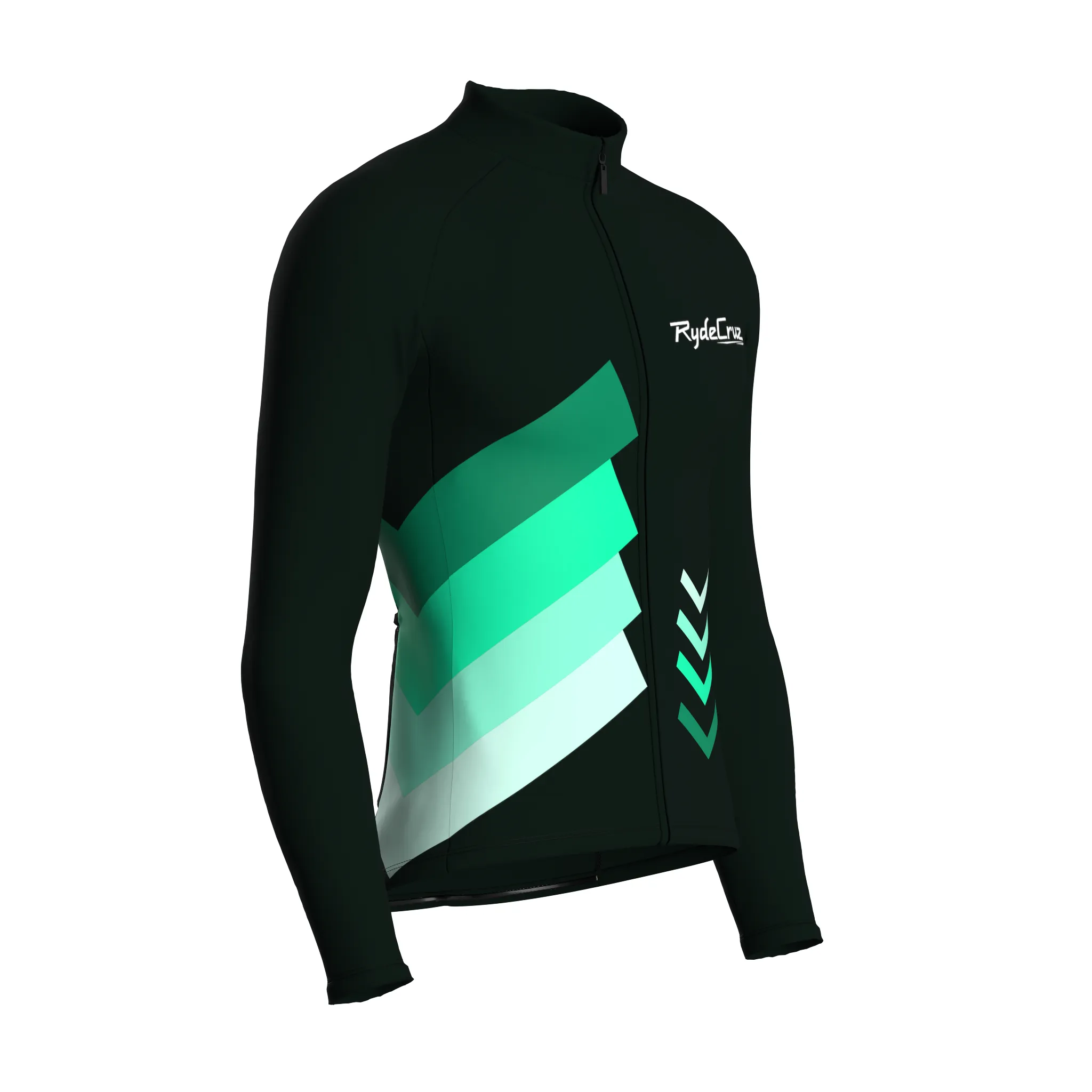 Celestial Grid | Dark Green Male Long Sleeves Jersey