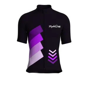 Celestial Grid | Dark Purple Male Short Sleeves Jersey
