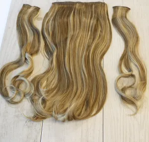 Chocolate Blond Kate 3 Piece Wavy Clip-in 22inch