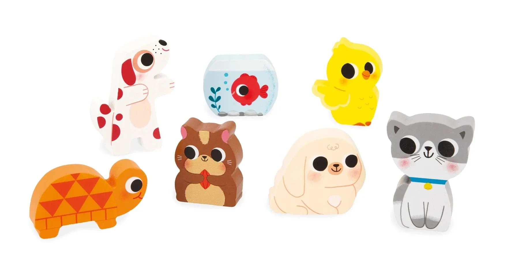Chunky Puzzle Pets 7 Stand-Alone Pieces