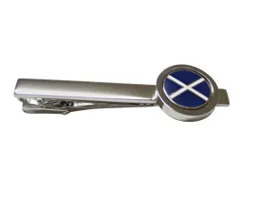 Circular Scotland Flag Square Tie Clip