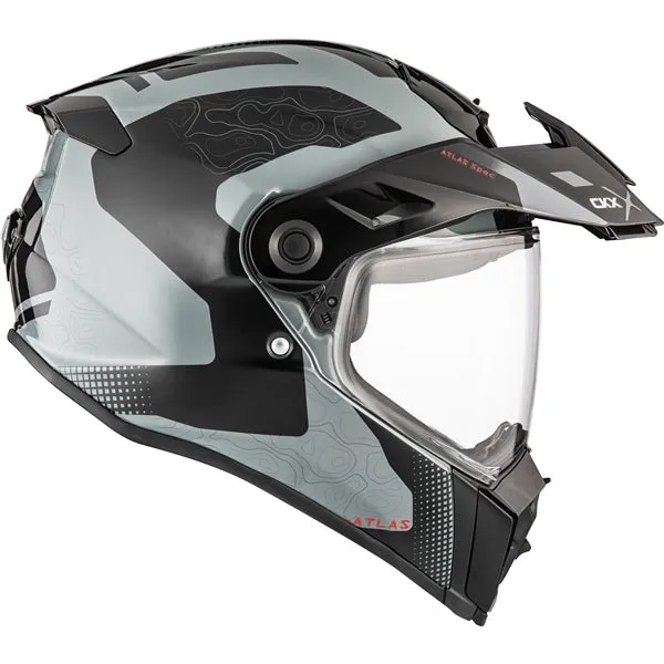 CKX Atlas Full-Face Motorcycle Helmet Dual Sport - Bedrock Graphic