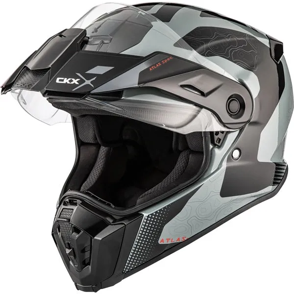 CKX Atlas Full-Face Motorcycle Helmet Dual Sport - Bedrock Graphic