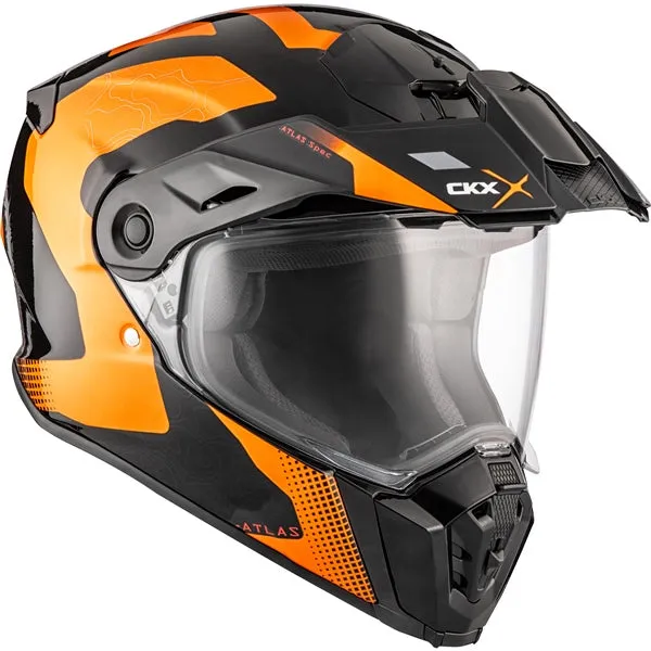 CKX Atlas Full-Face Motorcycle Helmet Dual Sport - Bedrock Graphic