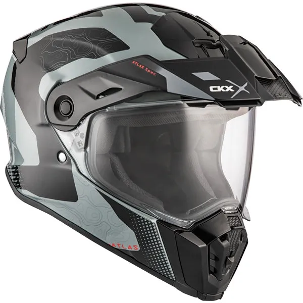 CKX Atlas Full-Face Motorcycle Helmet Dual Sport - Bedrock Graphic