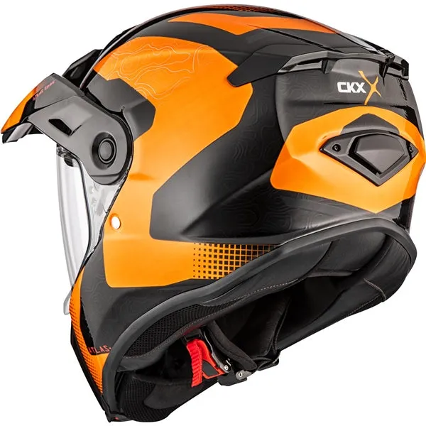 CKX Atlas Full-Face Motorcycle Helmet Dual Sport - Bedrock Graphic