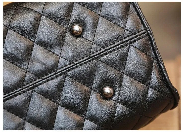 Classical Design Women European Tote Style Handbags Black