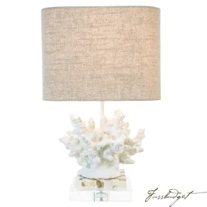Coastal Retreat Wayfarer Coral 17" Table Lamp