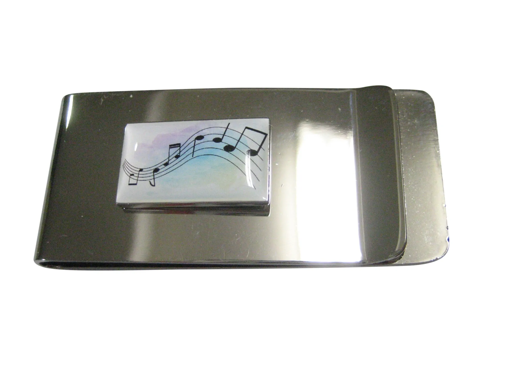 Colorful Music Notes Money Clip