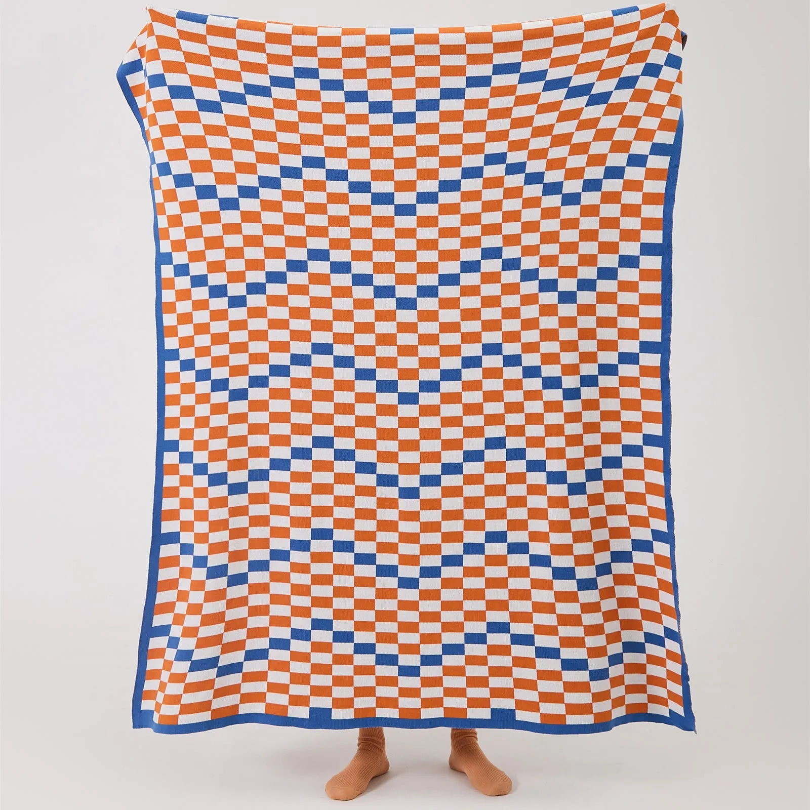 Colorful Plaid Blanket - Perfect for Home, Travel, and Outdoor Use