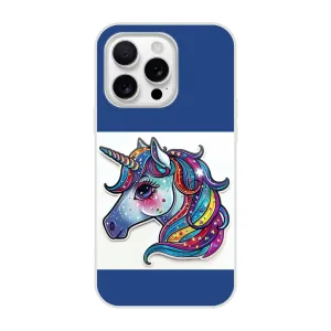Colorful Unicorn Flexi Phone Case – Transparent & Durable Design