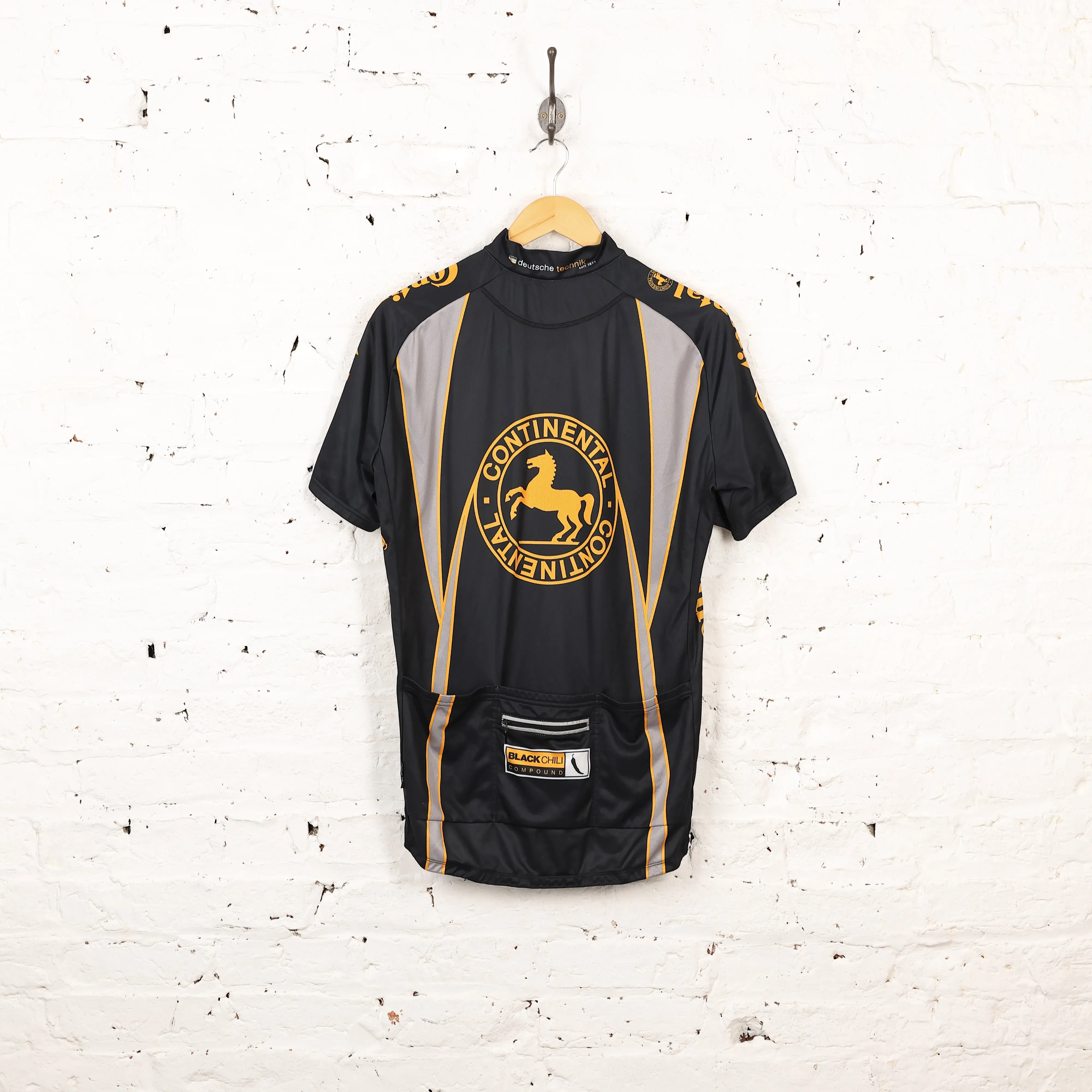 Continental Cuore Cycling Top Jersey - Black - XL