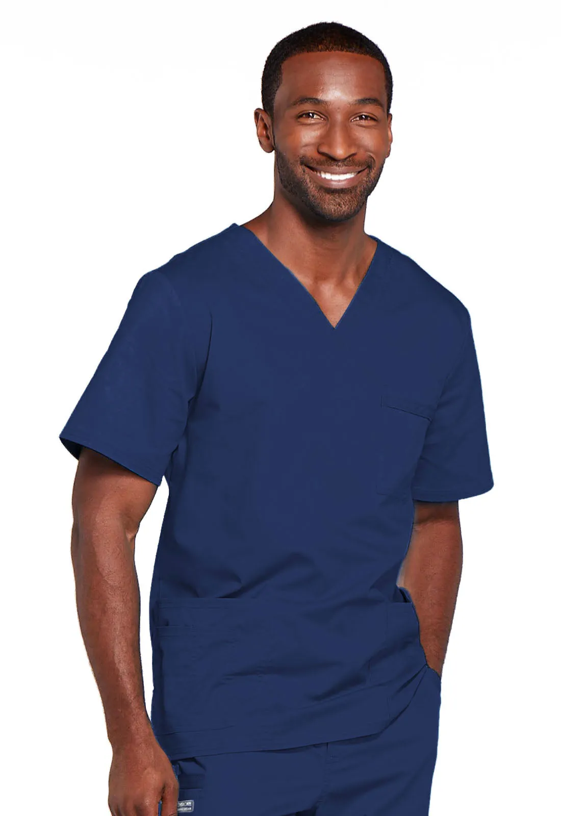Core Stretch 4725 Unisex V-Neck Top Navy