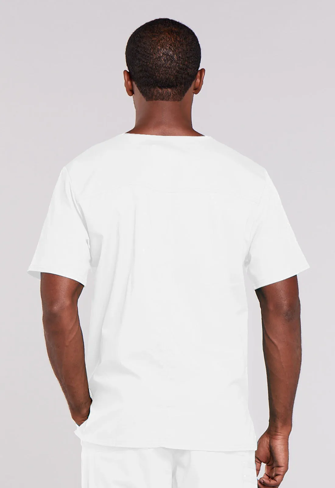 Core Stretch 4725 Unisex V-Neck Top White