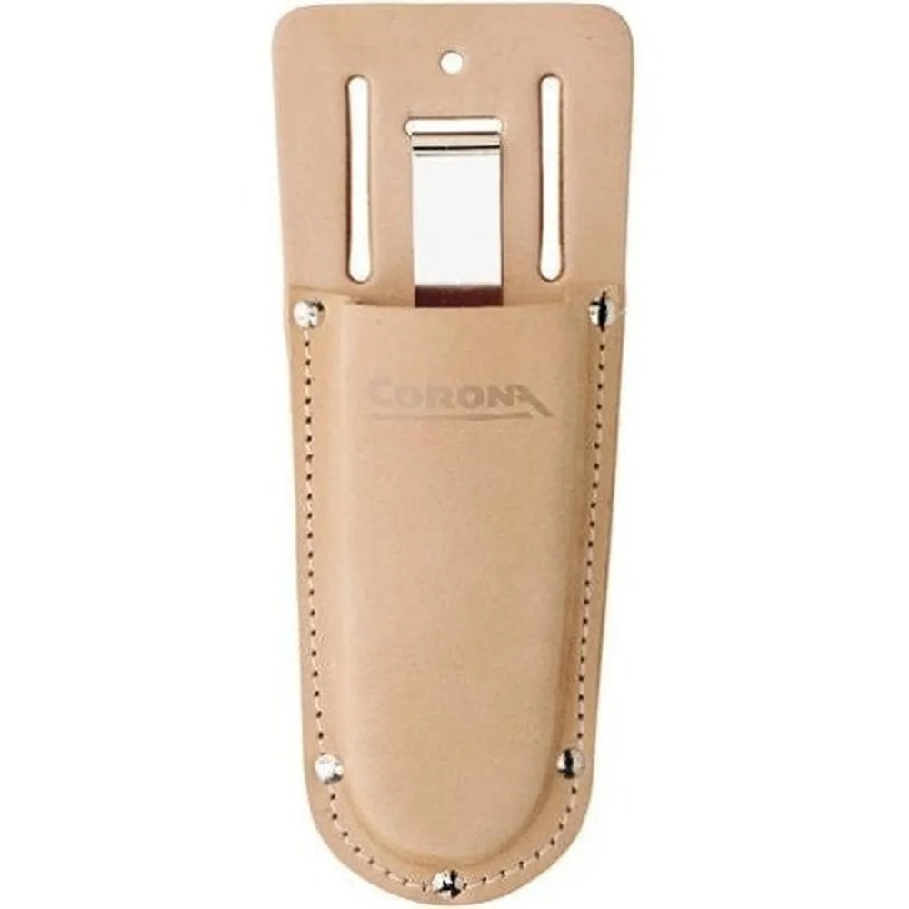 Corona Leather Pouch with Steel Belt Clip