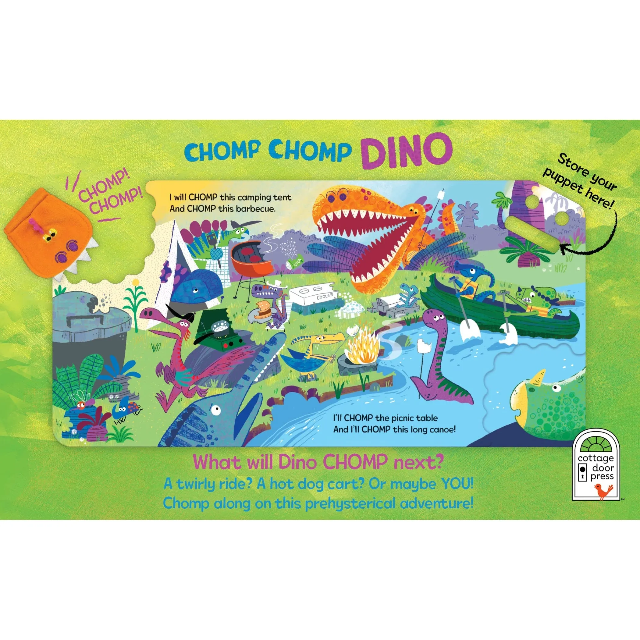 Cottage Door Press: Chomp Chomp Dino (Board Book)
