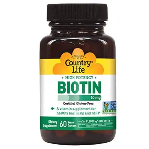 Country Life-BIOTIN 10 MG-60 Vegicaps