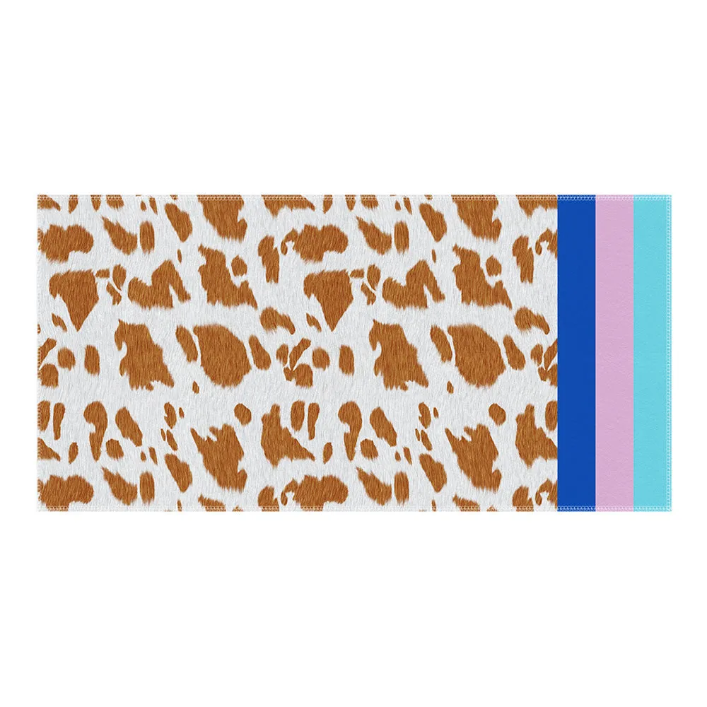 Customizable Star Leopard  Travel Towel: Perfect Personalized Essential for Your Summer