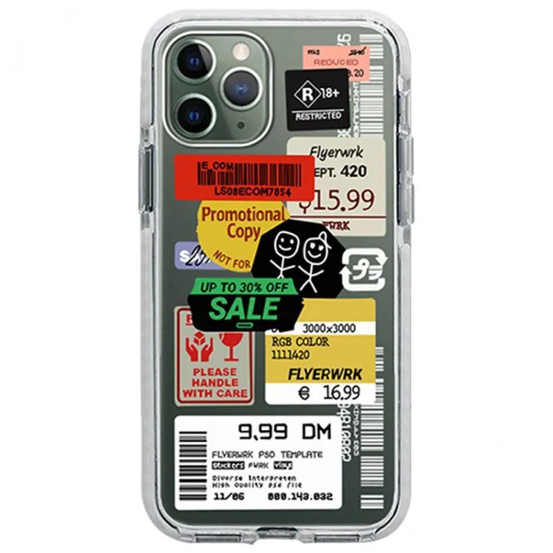 Cute Quote Barcode For Iphone 13 12 11 Transparent Case