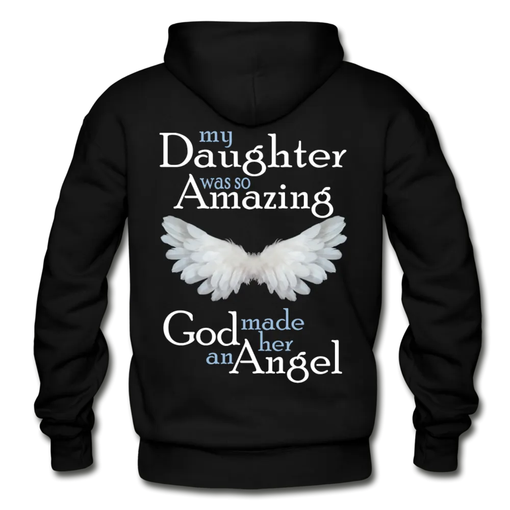 Daughter Amazing Angel Gildan Heavy Blend Adult Hoodie