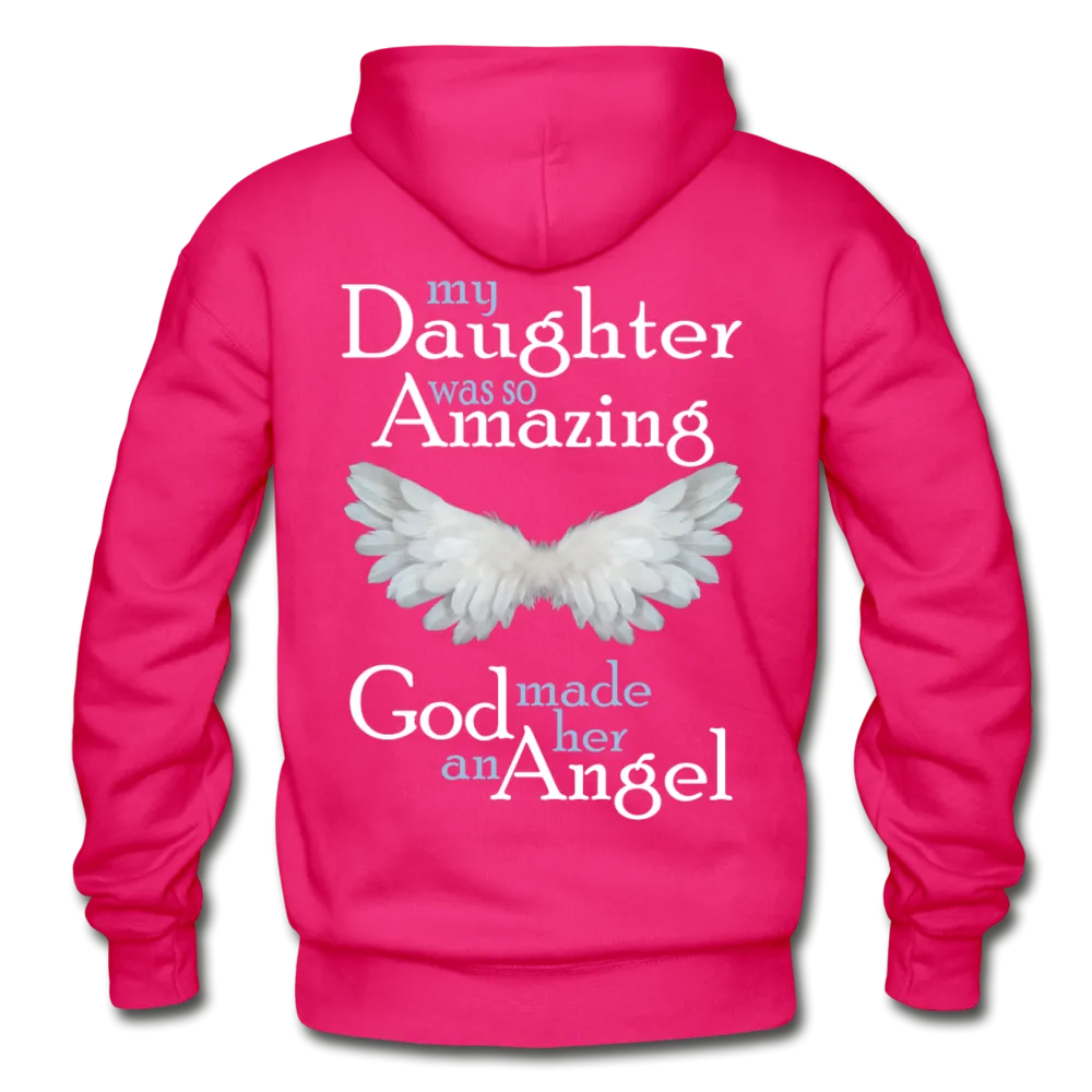 Daughter Amazing Angel Gildan Heavy Blend Adult Hoodie