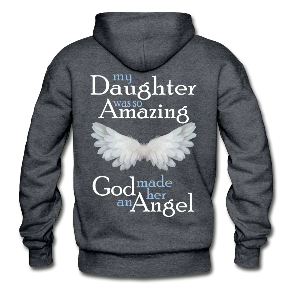 Daughter Amazing Angel Gildan Heavy Blend Adult Hoodie