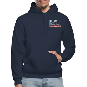 Delray Trauma ICU Flag Gildan Heavy Blend Adult Hoodie