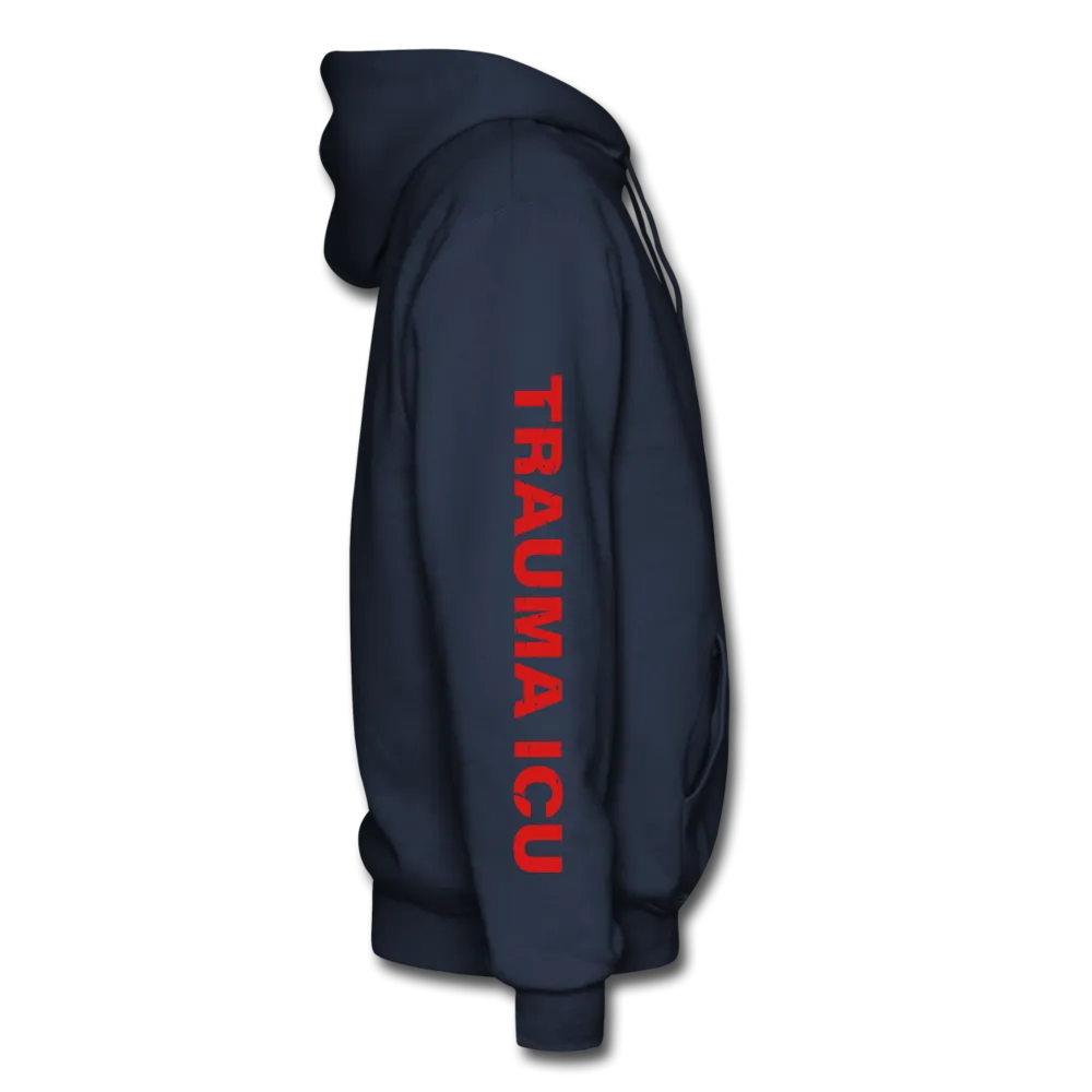 Delray Trauma ICU Flag Gildan Heavy Blend Adult Hoodie