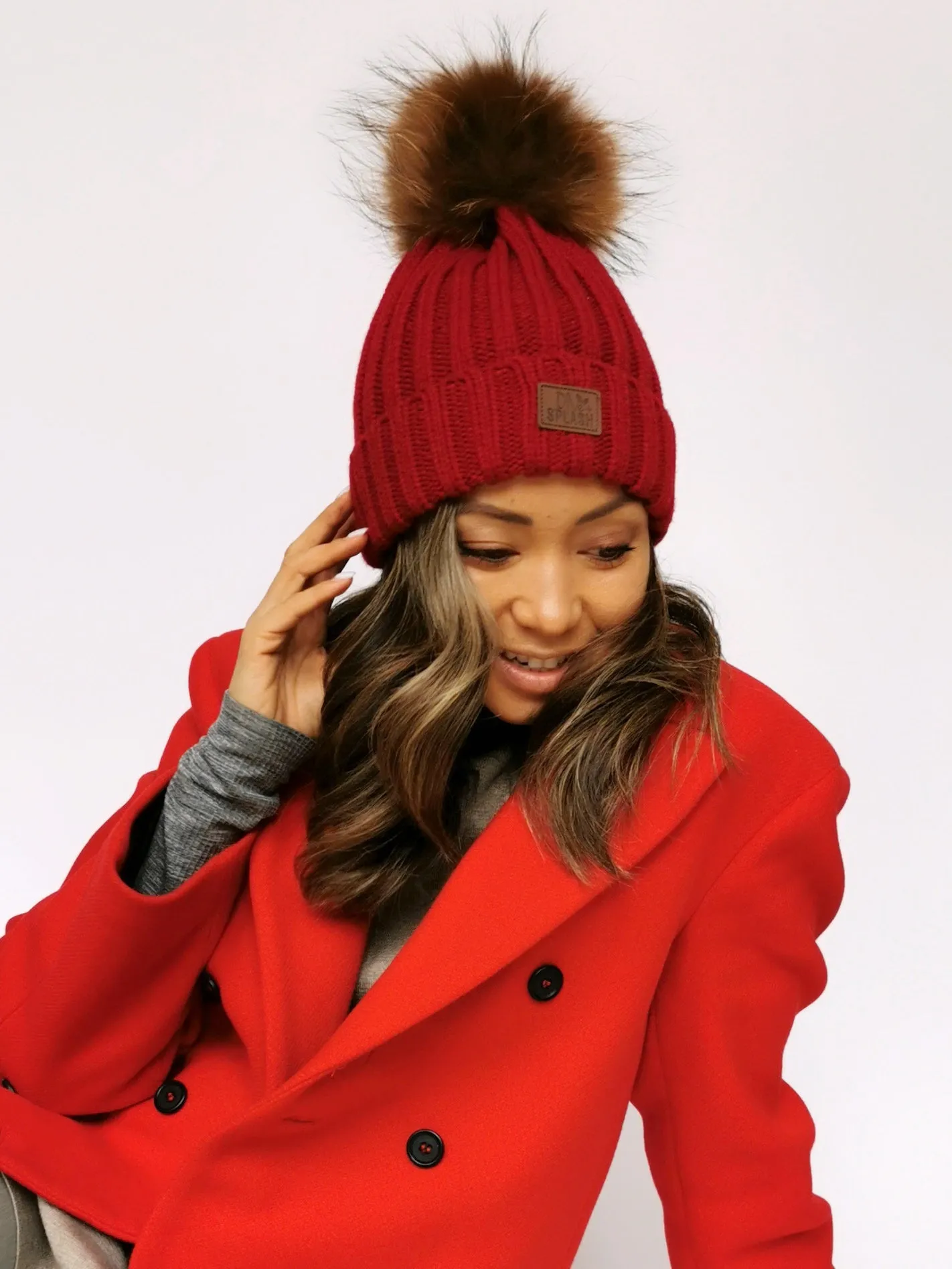 Detachable Pom Pom Toque
