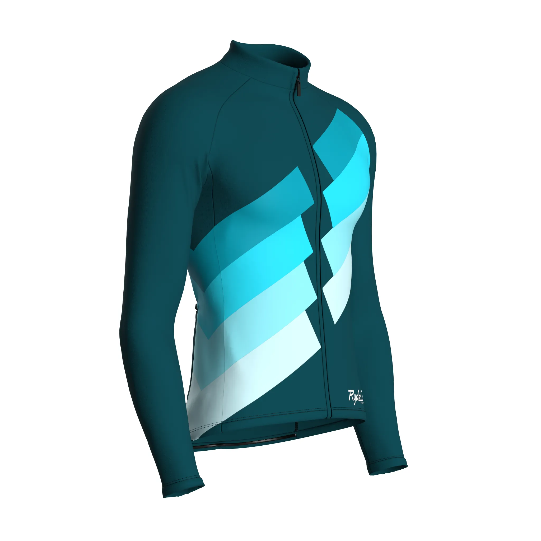 Digital Echo | Midnight Green Male Long Sleeves Jersey