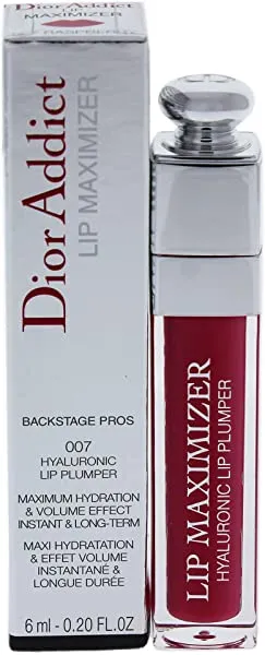 Dior Dior Addict Lip Maximizer, 007 Raspberry, clean , 0.20 Fl Oz