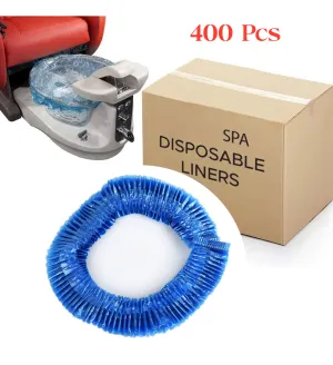 *Disposable Spa Bag Liner for Pedicure (Blue) - 400 pc