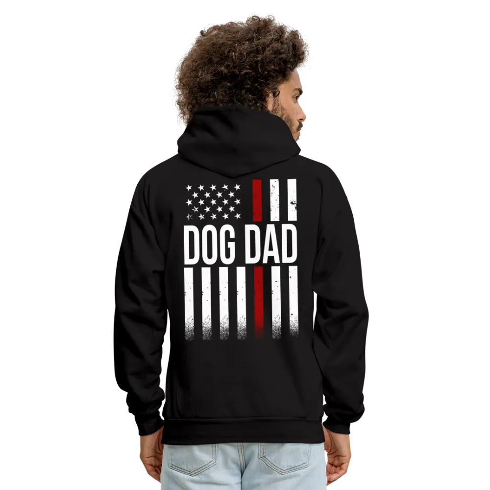 Dog Dad Firefighter Gildan Heavy Blend Adult Hoodie