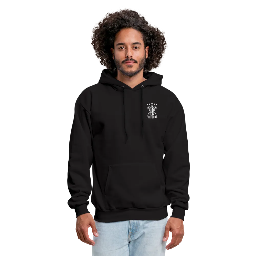Dog Dad Firefighter Gildan Heavy Blend Adult Hoodie