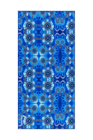 Double Sided Towel in Charlie Wanti | Small Logo