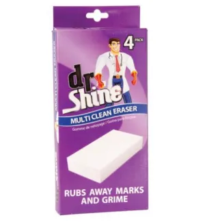 Dr Shine Cleaning Eraser Multi Purpose 4 pk