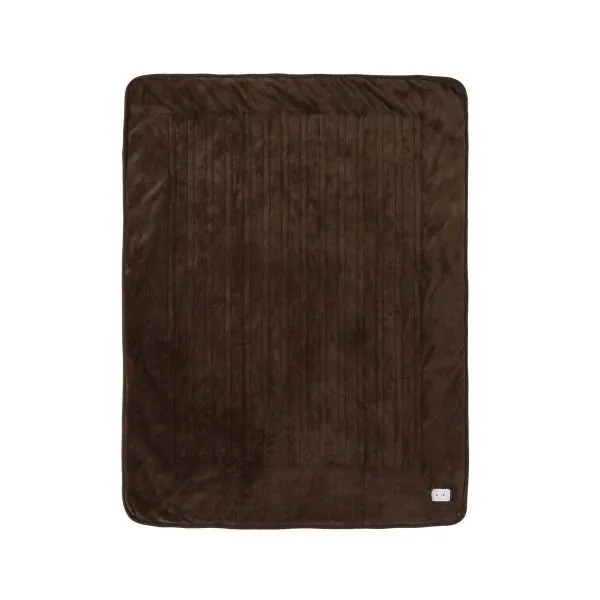 Dreamaker Faux Fur Heated Throw - Stone White