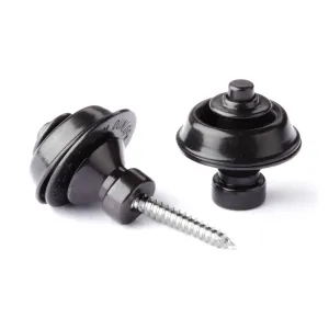 Dunlop SLS1503BK Strap Retainers Traditional, Black Oxide