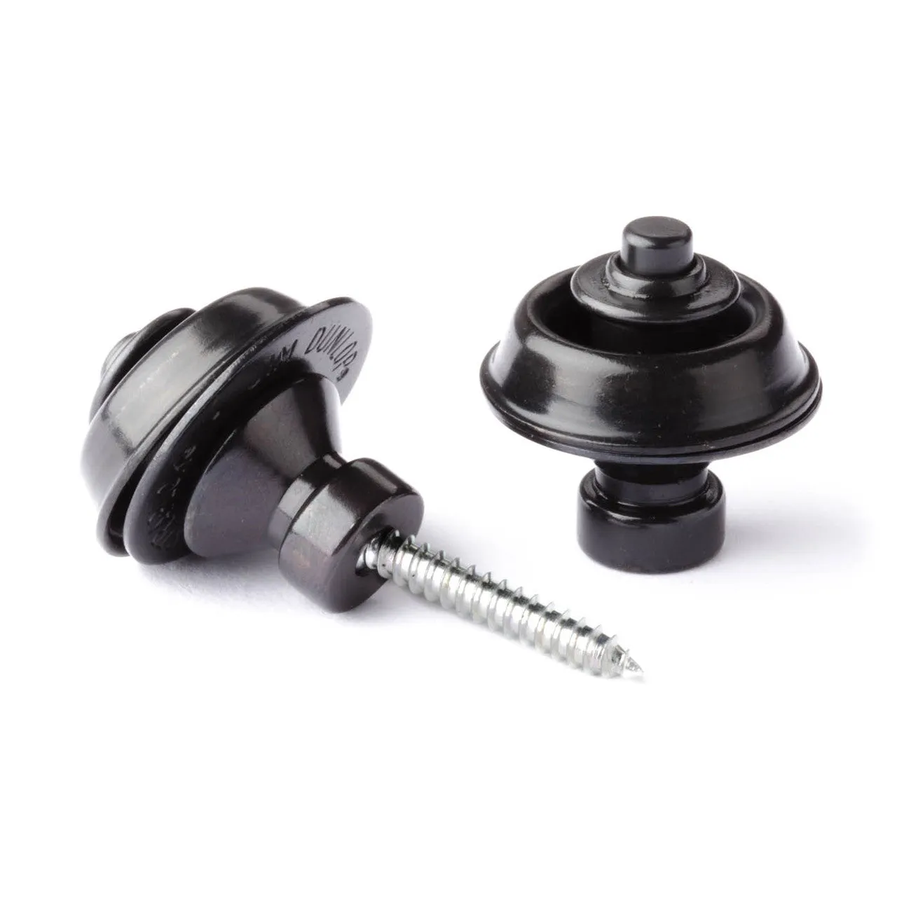 Dunlop SLS1503BK Strap Retainers Traditional, Black Oxide