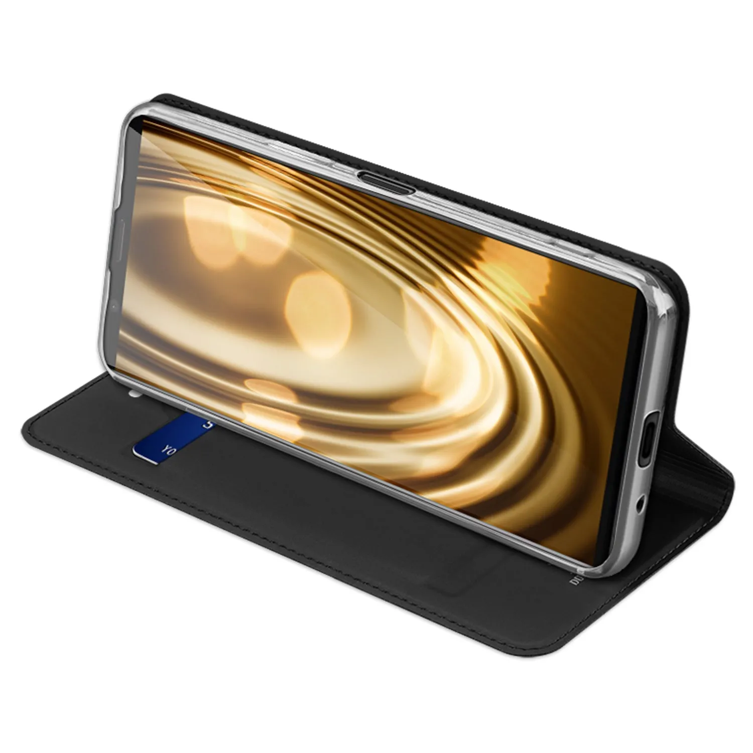 DUX DUCIS For Sony Xperia1 II/Xperia10 II Leather Mobile Phone Cover Magnetic Protective Case Bracket with Cards Slot Royal blue_Sony Xperia10 II