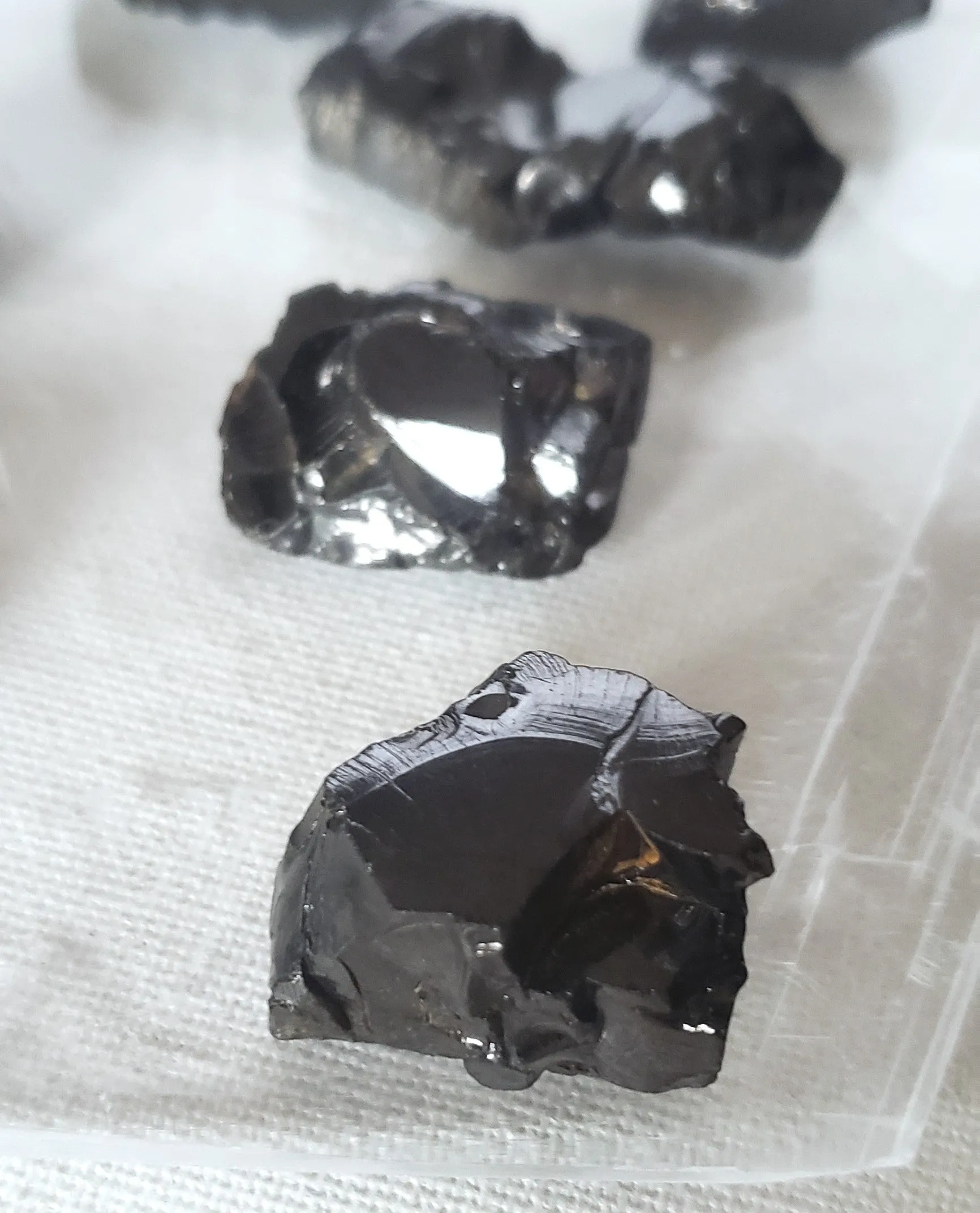 Elite Shungite Gemstone Nugget Like Small Stones High in Carbon.
