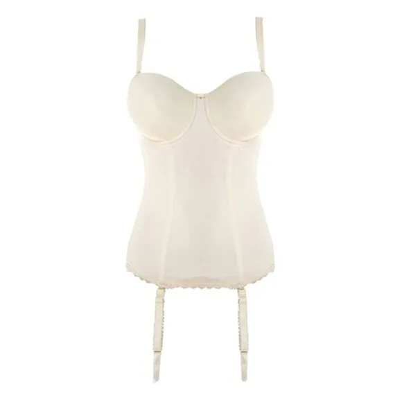 Fantasie Ella Ivory Underwire Moulded Longline Basque FL2000 Ivory Size 30G
