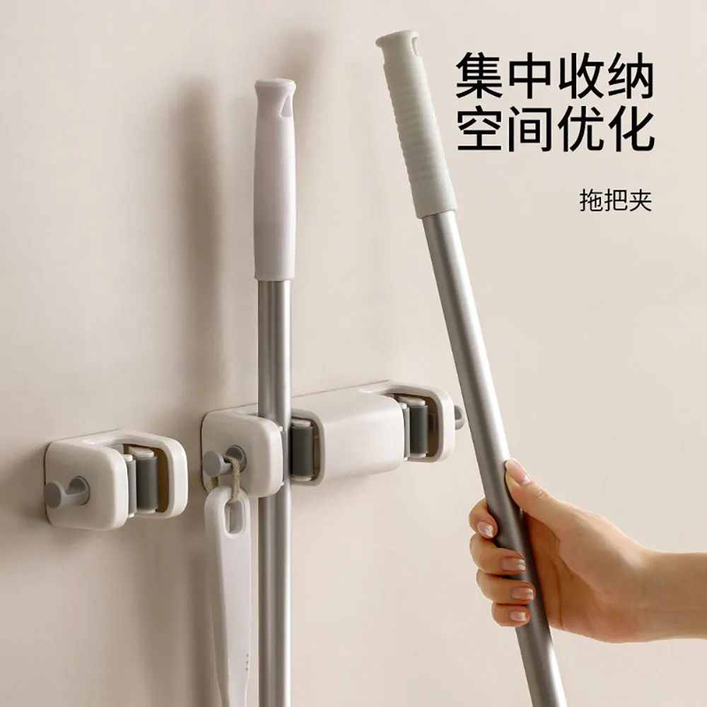 FaSoLa Mop Holder White Double Clip