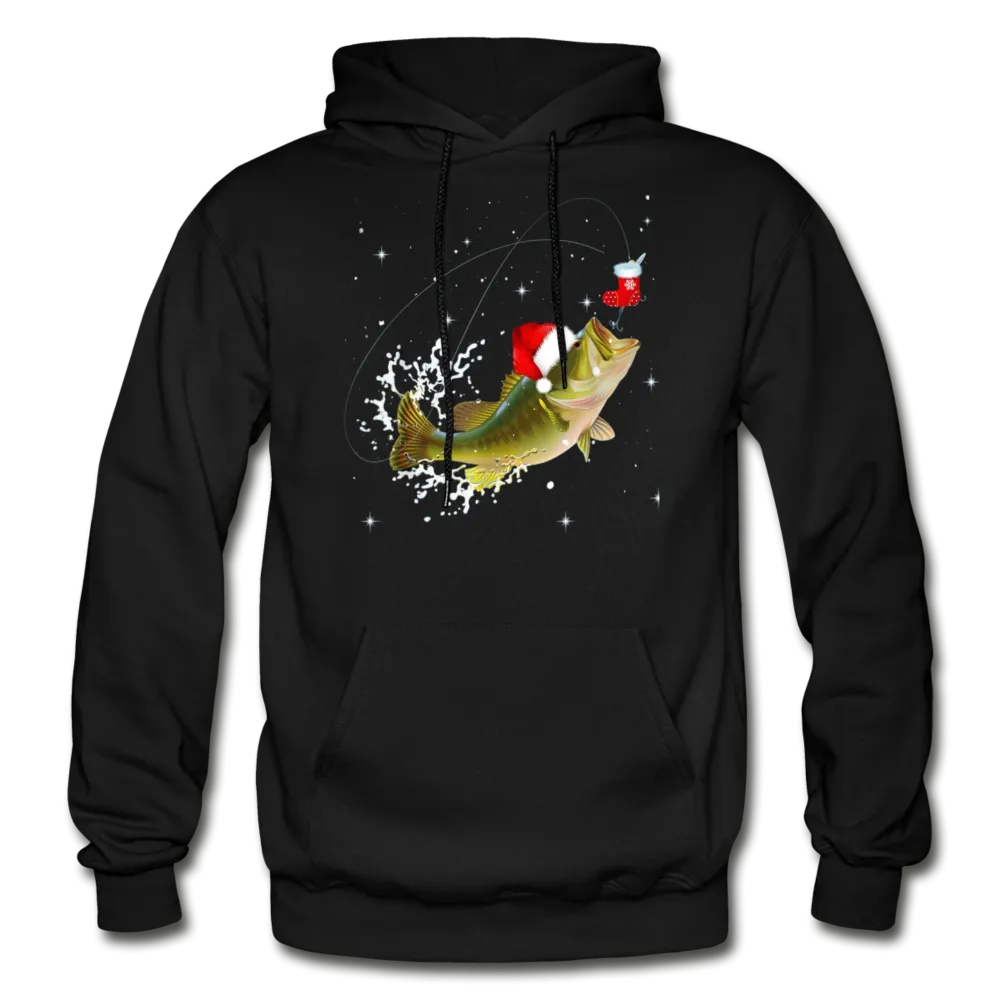 Fisherman's Bass Christmas Premium Adult Hoodie
