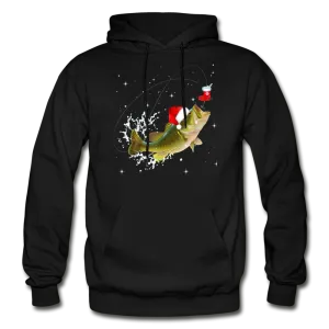 Fisherman's Bass Christmas Premium Adult Hoodie