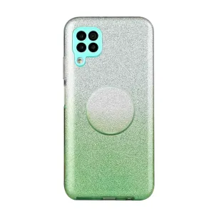 for HUAWEI P20 LITE/P30 LITE/P40 LITE/Nova6SE/Nova 7i Phone Case Gradient Color Glitter Powder Phone Cover with Airbag Bracket green