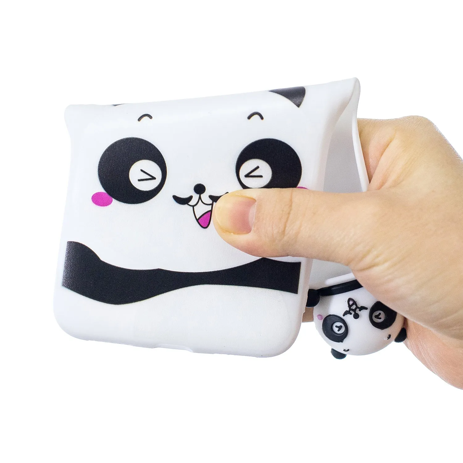 For HUAWEI Y5 2018 3D Cute Coloured Painted Animal TPU Anti-scratch Non-slip Protective Cover Back Case white