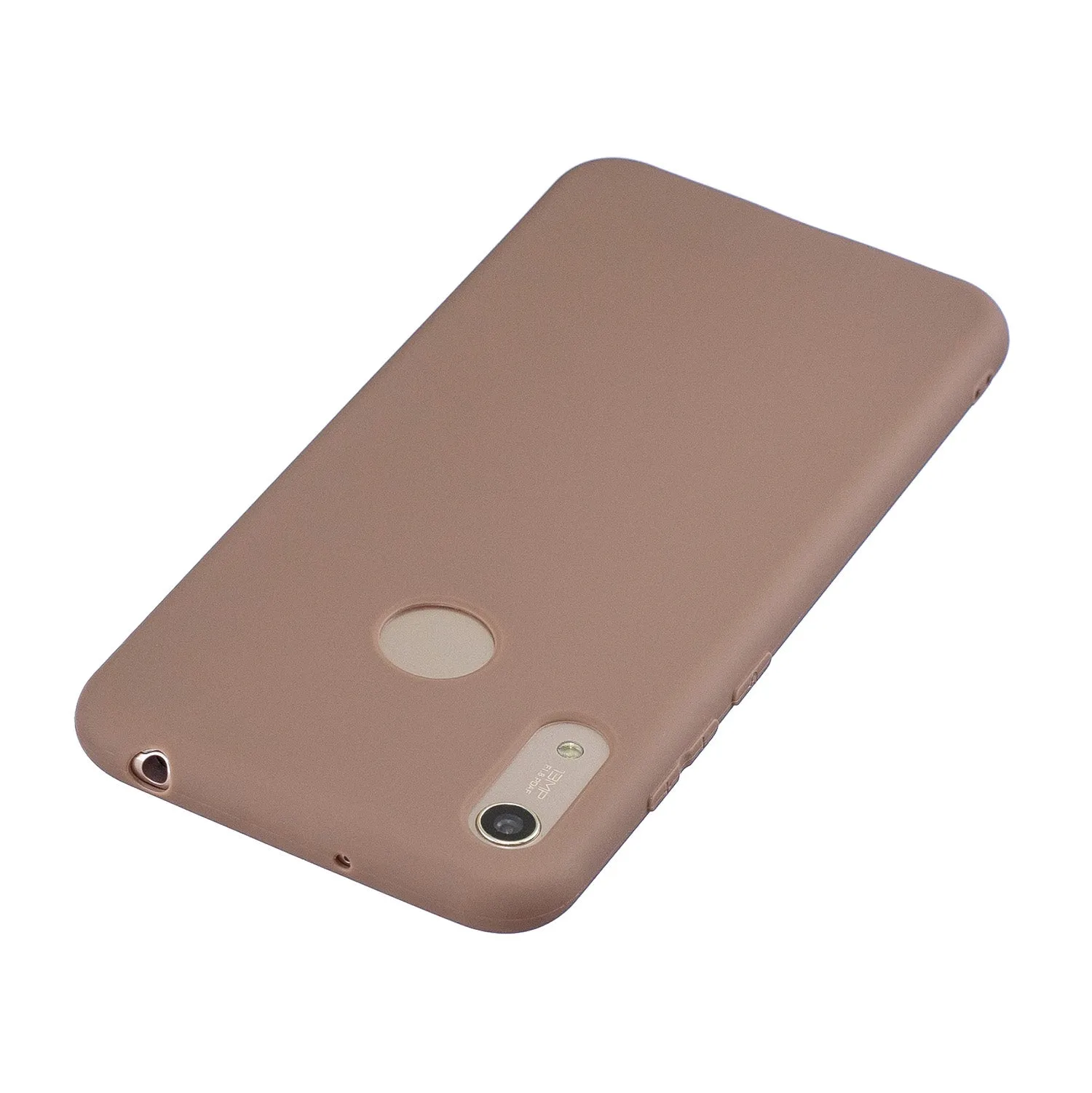 For HUAWEI Y6 2019 Lovely Candy Color Matte TPU Anti-scratch Non-slip Protective Cover Back Case 9
